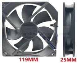 Cable Length 2 1/2 Inch DFH1225B Dc12V 0