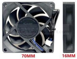 Cable Length 4 5/8 Inch DFH7015B Dc12V 0