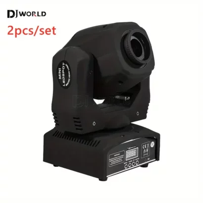 2PCS 60W LED Gobo Moving Head Lights DMX Controlled - Image 8