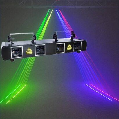 Vibrant RGB Quad Laser Light Music Activated - Image 5