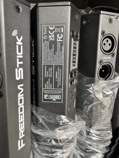 Used Chauvet DJ Freedom Stick X4 4-Pack RGB LED Light Bars w/RFC Remote+Bag - Image 6