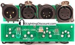 Sixpar 200 - LaDMX-08D XLR PCB  8010027703