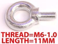 Six Bar 500 - M6-1.0 I-Hook  80104090007