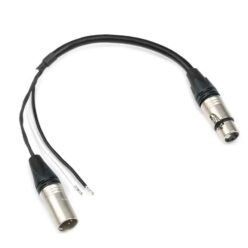Power+Data Adapter XLR5+Power-XLR4 0,25m