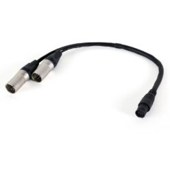 Power+Data Adapter XLR5+XLR4-BBD 0,25m