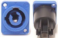 Six Bar 500 - Blue Female Receptacle  ESD0008-B
