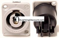 Dtw Par 300 - White Female Receptacle  ESD0008-W