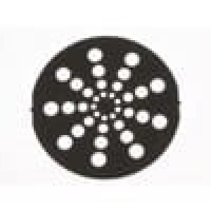 MAC 700 Profile - Gobo, Radial Circles, D27.9/d23, alu, painted 43076079
